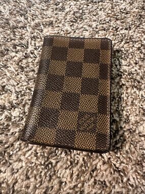 Louis Vuitton Damier Ebene Pocket Organizer / Wallet